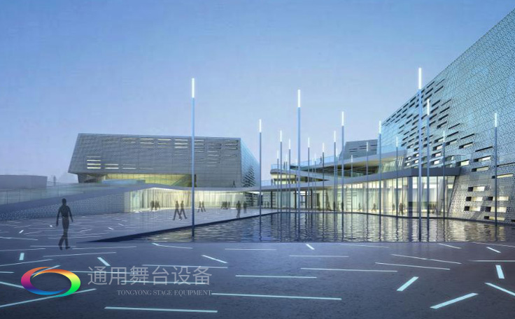 舞臺(tái)阻燃幕布通用舞臺(tái)扛起建設(shè)單位責(zé)任，加強(qiáng)檢查監(jiān)管，落實(shí)“3個(gè)100%”要求！東莞市工人文化宮工人電影院改造工程順利完工